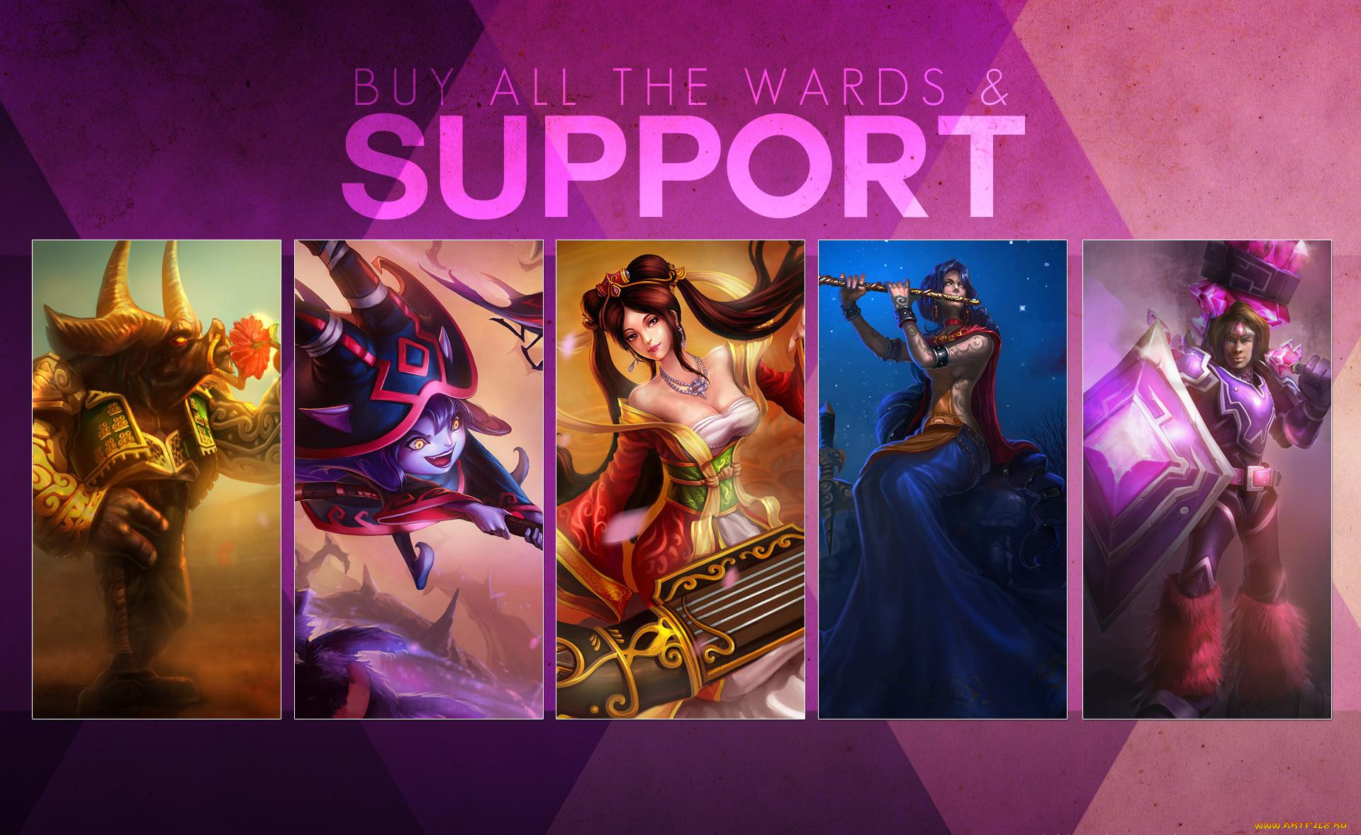  , league of legends, support, wards
